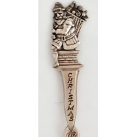 Verzilverde theelepel, Christmas 1972